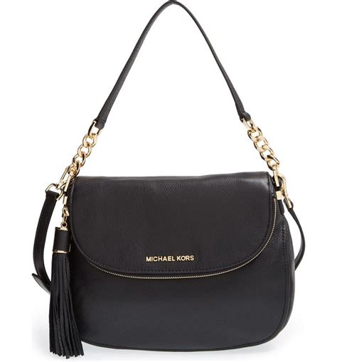 Michael Kors Bedford Tassle Convertible Medium Shoulder Bag